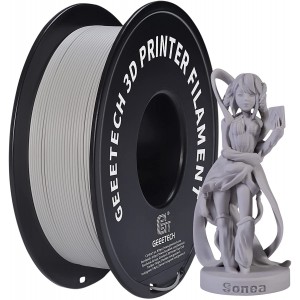 Geeetech Matte Light Grey PLA Filament , PLA 1.75mm 1Kg/Roll