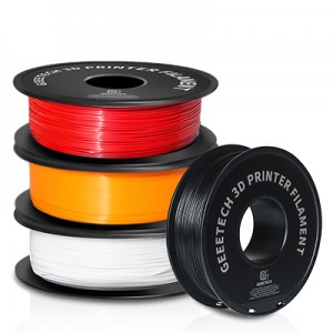 Geeetech PLA Black + White + Orange + Red,1.75mm 1kg Per Roll